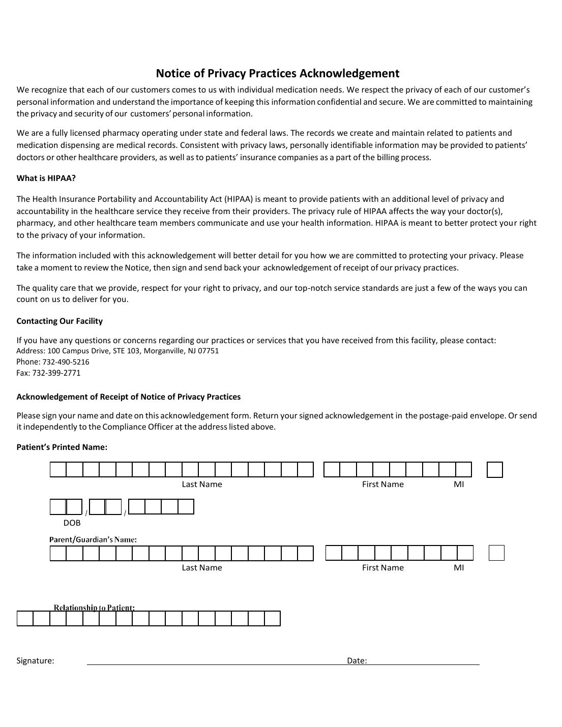 InnovaRx Welcome Packet page 19